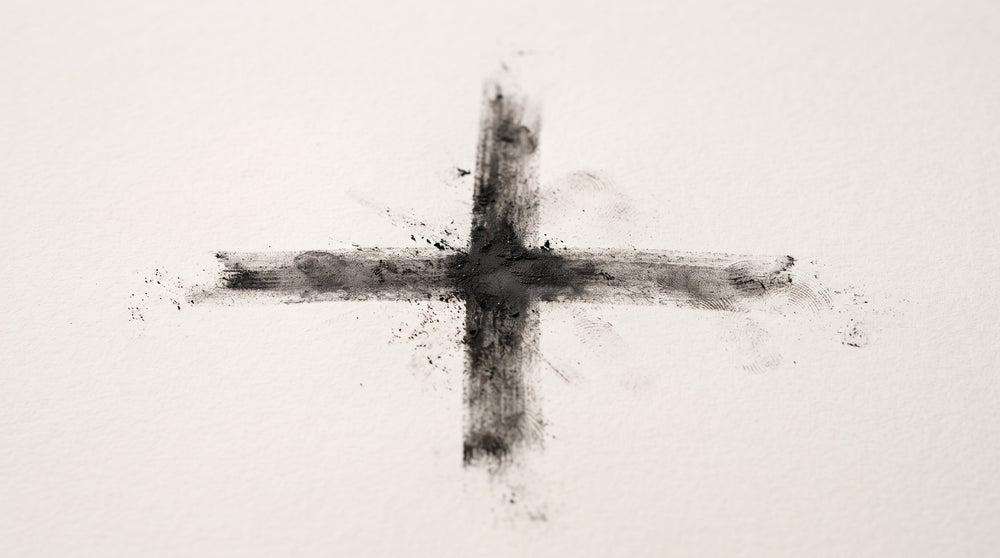 Wenn meine Mutter ein Kreuz aus Ruß zeichnet