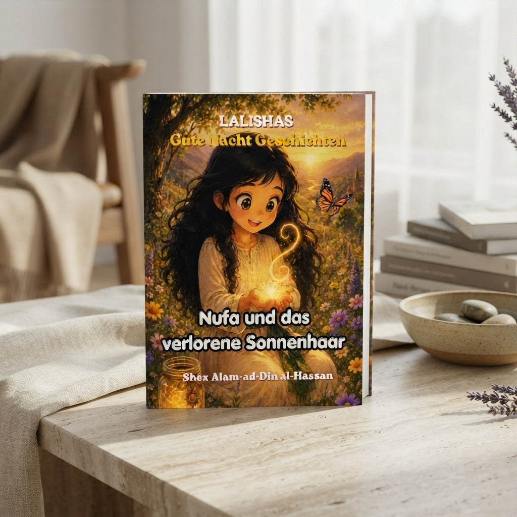 Cover of Nûfa und das verlorene Sonnenhaar, a German children’s e-book