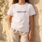 ŞIKIR JI XWEDÊ Kids’ T-Shirt – White, Ages 2–7
