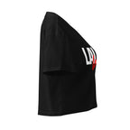 Black Lalish Love women’s crop top, right view